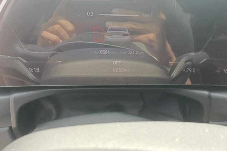 Used BMW i3 2022 eDrive 35 L Odometer Close Up