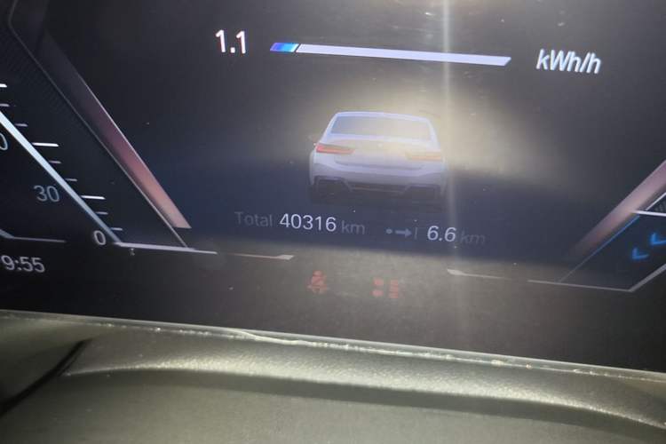 Used BMW i3 2022 eDrive 35 L Odometer Close Up