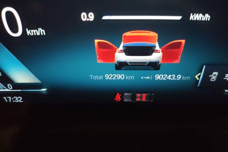 Used BMW i3 2022 eDrive 35 L Odometer Close Up