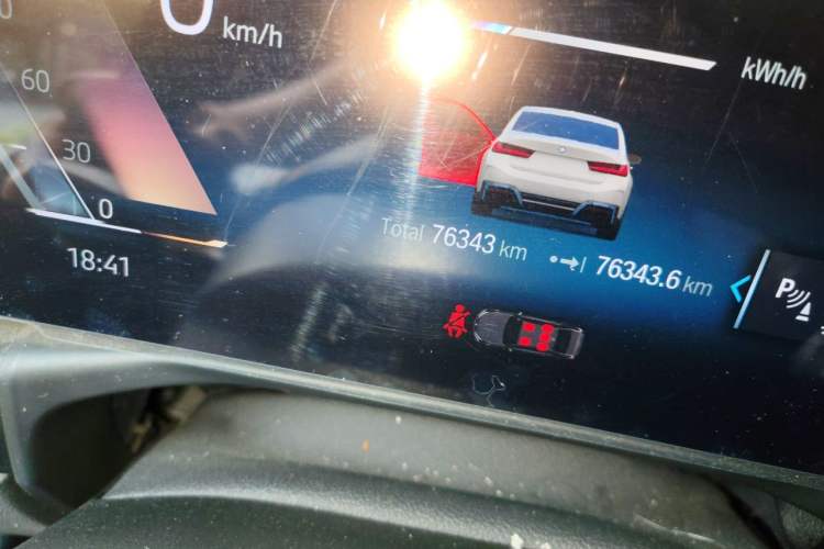 Used BMW i3 2022 eDrive 35 L Odometer Close Up