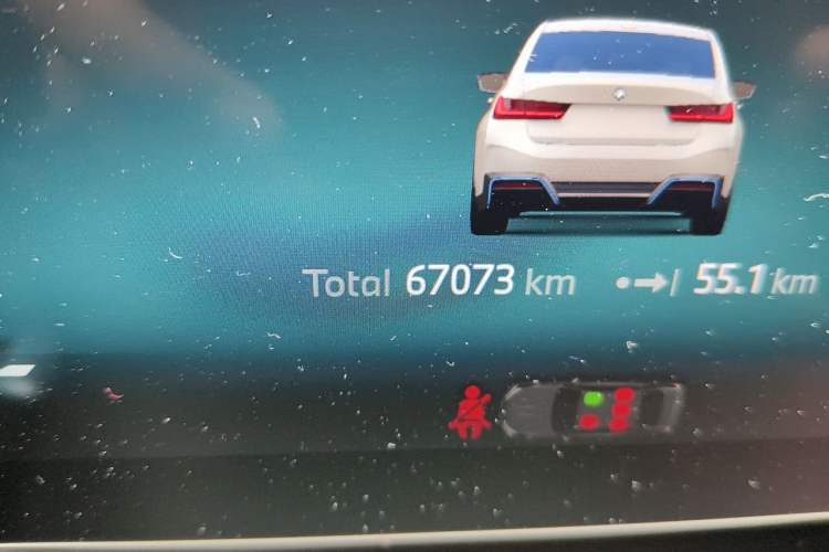 Used BMW i3 2022 eDrive 35 L Odometer Close Up