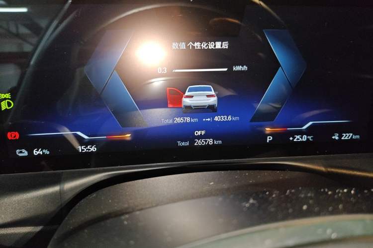 Used BMW i3 2022 eDrive 35 L Odometer Close Up
