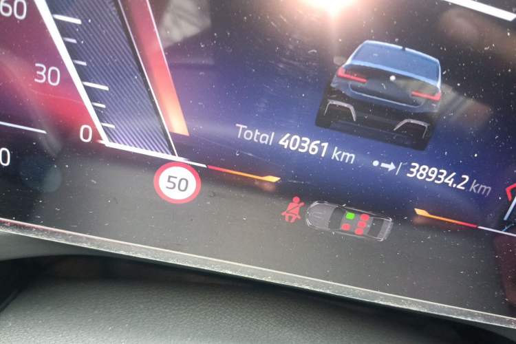 Used BMW i3 2023 eDrive 40 L Midnight Sports Package Odometer Close Up