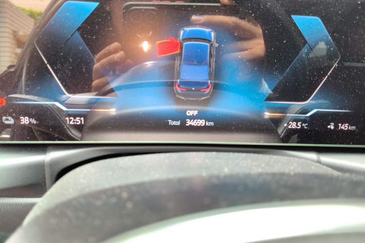 Used BMW i3 2023 eDrive 40 L Midnight Sports Package Odometer Close Up
