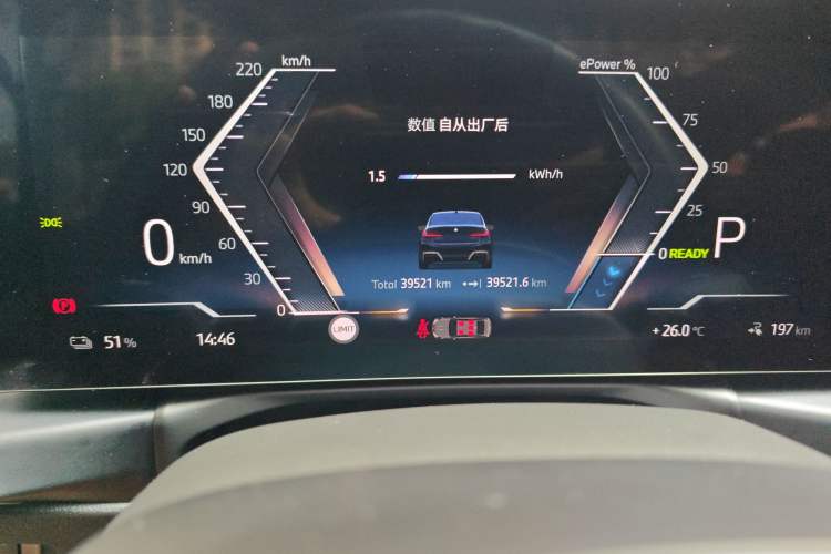 Used BMW i3 2023 eDrive 40 L Midnight Sports Package Odometer Close Up