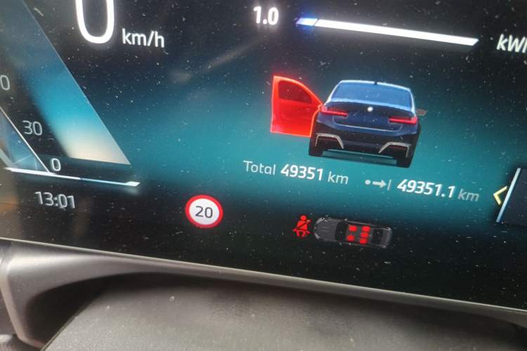 Used BMW i3 2023 eDrive 40 L Midnight Sports Package Odometer Close Up