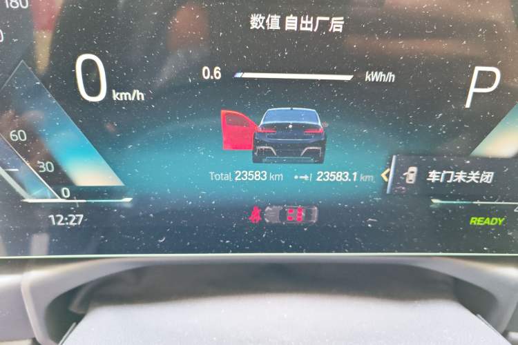 Used BMW i3 2023 eDrive 40 L Midnight Edition Odometer Close Up