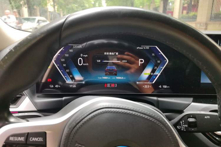 Used BMW i3 2023 eDrive 40 L Midnight Edition Odometer Close Up