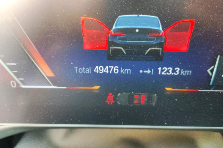 Used BMW i3 2023 eDrive 40 L Midnight Sports Package Odometer Close Up