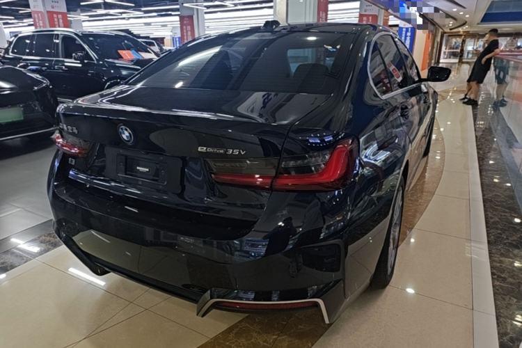 Used BMW i3 2023 eDrive 40 L Midnight Edition Rear Right 45 Deg