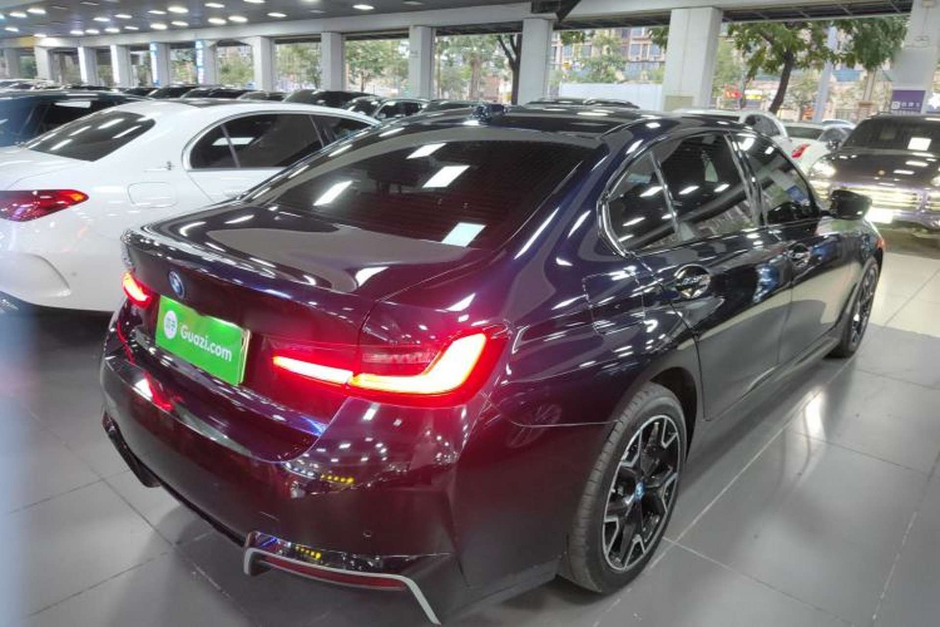 Used BMW i3 2023 eDrive 40 L Midnight Edition Rear Right 45 Deg