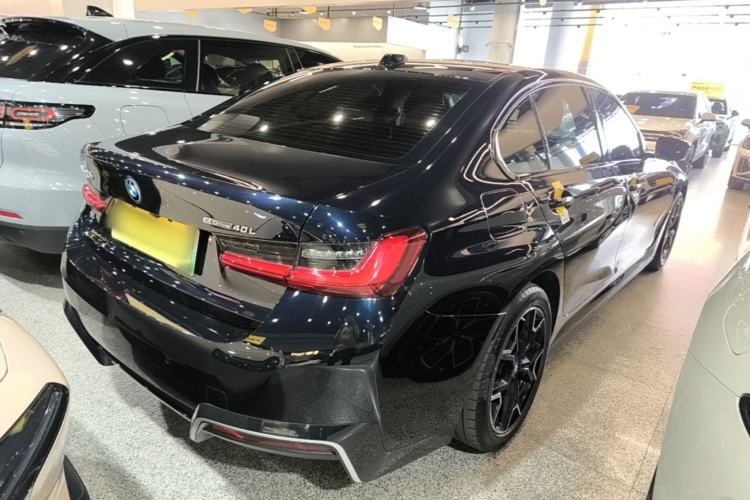 Used BMW i3 2023 eDrive 40 L Midnight Edition Rear Right 45 Deg