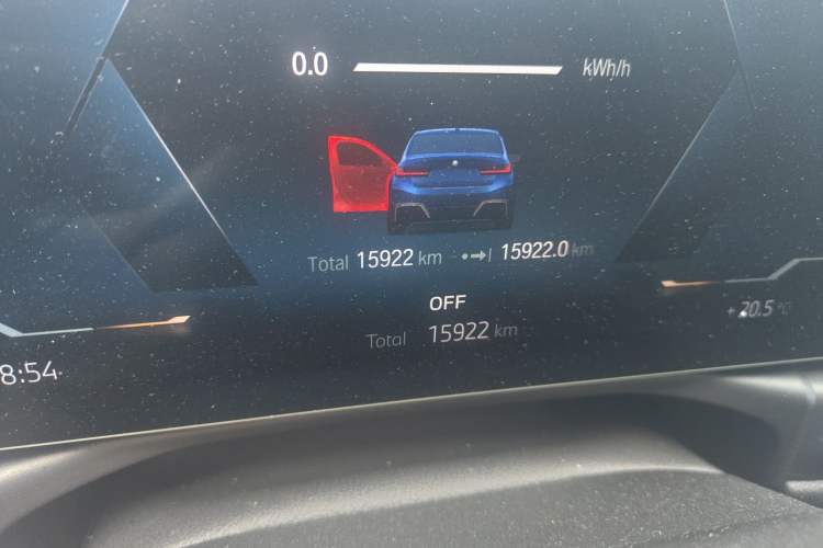 Used BMW i3 2023 eDrive 40 L Midnight Sports Package Odometer Close Up