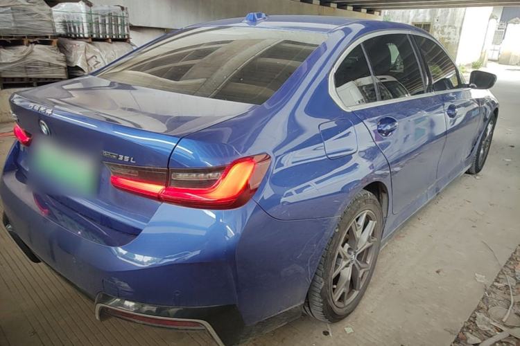 Used BMW i3 2023 eDrive 40 L Midnight Edition Rear Right 45 Deg