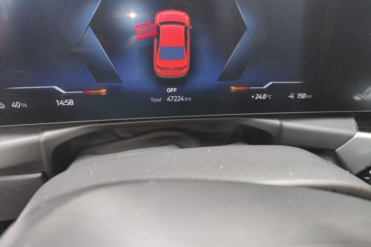 Used BMW i3 2023 eDrive 40 L Midnight Sports Package Odometer Close Up