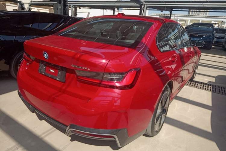 Used BMW i3 2023 eDrive 40 L Midnight Sports Package Rear Right 45 Deg