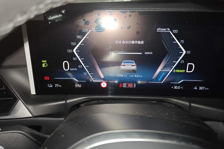 Used BMW i3 2023 eDrive 40 L Midnight Edition Odometer Close Up
