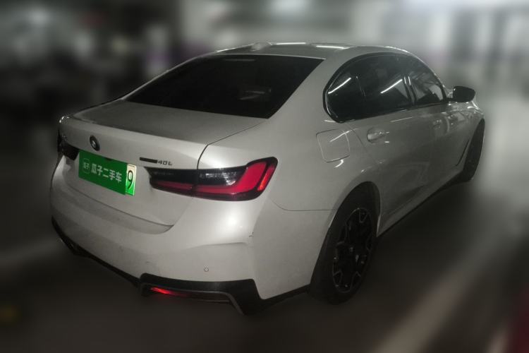 Used BMW i3 2023 eDrive 40 L Midnight Edition Rear Right 45 Deg