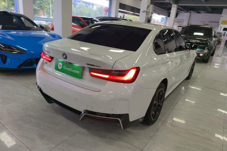 Used BMW i3 2023 eDrive 40 L Midnight Edition Rear Right 45 Deg