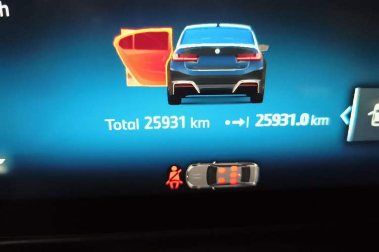 Used BMW i3 2024 eDrive 40 L Midnight Edition Odometer Close Up