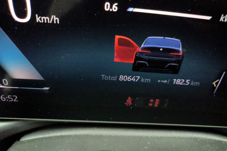 Used BMW i3 2024 eDrive 35 L Odometer Close Up