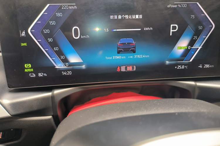 Used BMW i3 2024 eDrive 35 L Odometer Close Up