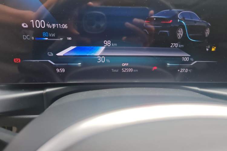 Used BMW i3 2024 eDrive 35 L Odometer Close Up