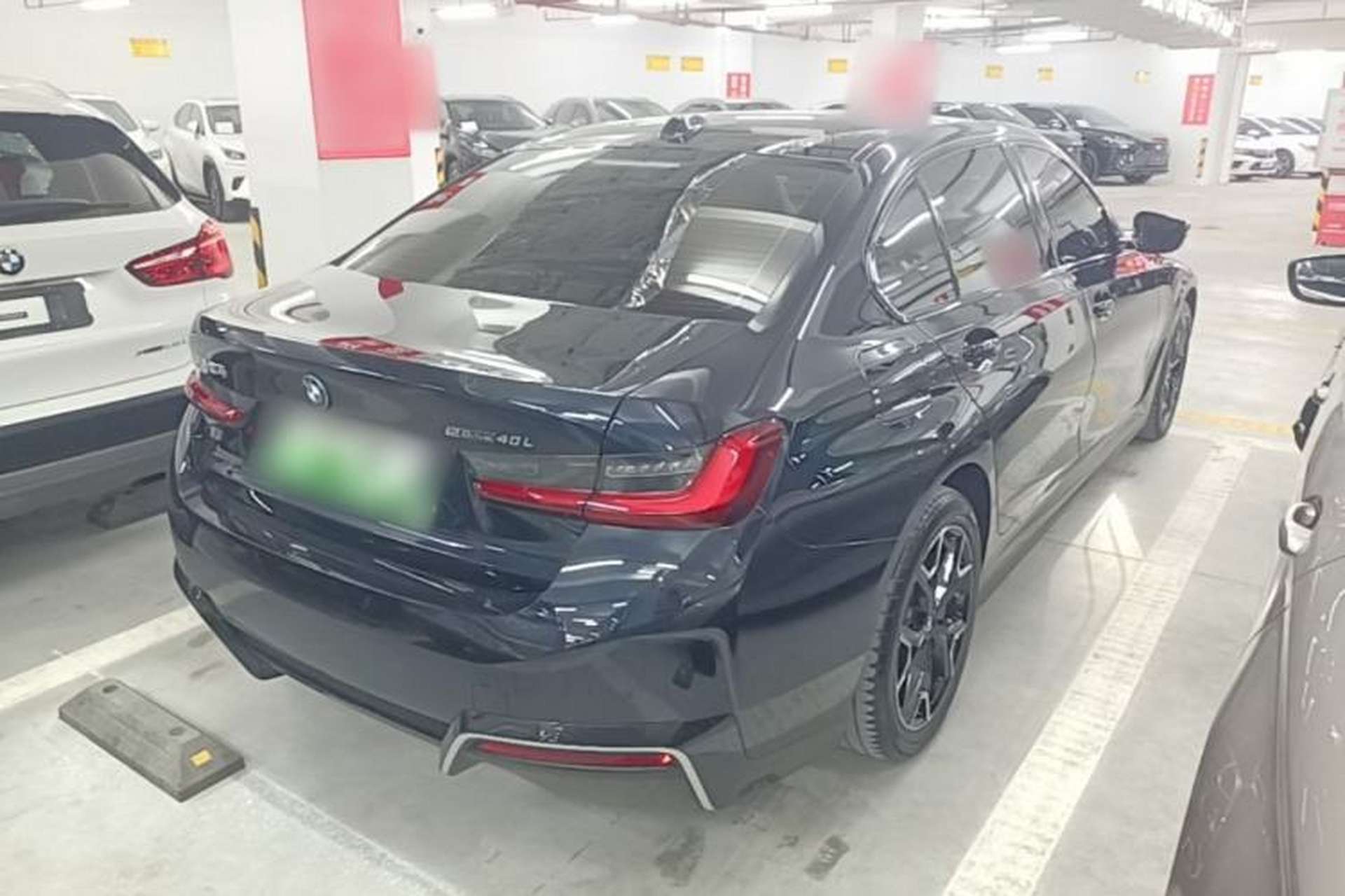 Used BMW i3 2024 eDrive 40 L Midnight Edition Rear Right 45 Deg