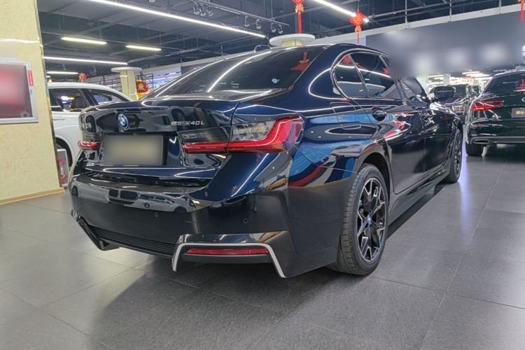 Used BMW i3 2024 eDrive 40 L Midnight Edition Rear Right 45 Deg