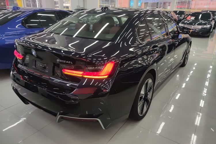 Used BMW i3 2024 eDrive 40 L Midnight Sports Package Rear Right 45 Deg