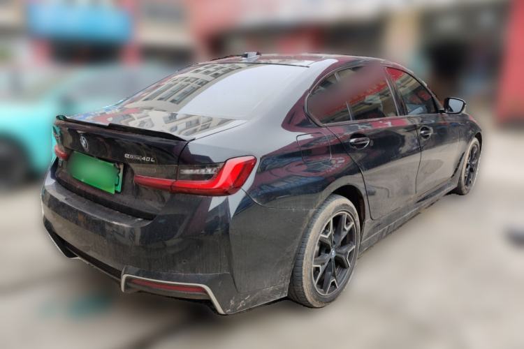 Used BMW i3 2024 eDrive 40 L Midnight Edition Rear Right 45 Deg