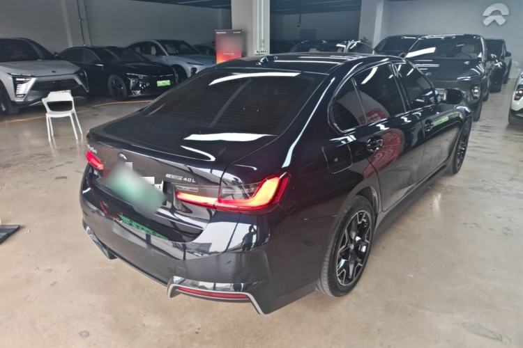 Used BMW i3 2024 eDrive 40 L Midnight Edition Rear Right 45 Deg