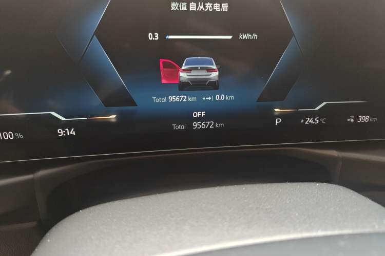 Used BMW i3 2024 eDrive 35 L Odometer Close Up