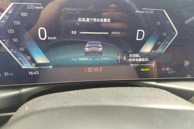 Used BMW i3 2024 eDrive 40 L Midnight Edition Odometer Close Up