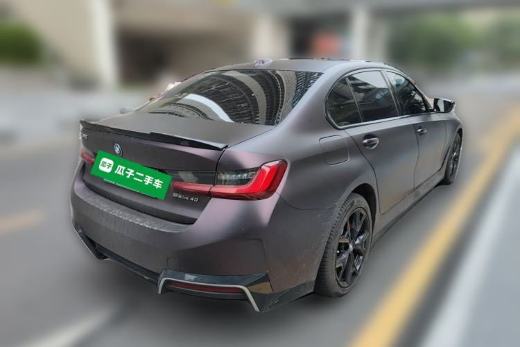 Used BMW i3 2024 eDrive 40 L Midnight Edition Rear Right 45 Deg