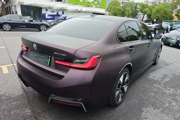 Used BMW i3 2024 eDrive 40 L Midnight Sports Package Rear Right 45 Deg
