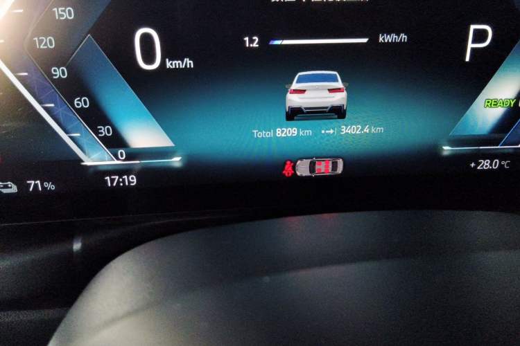 Used BMW i3 2024 eDrive 35 L Odometer Close Up