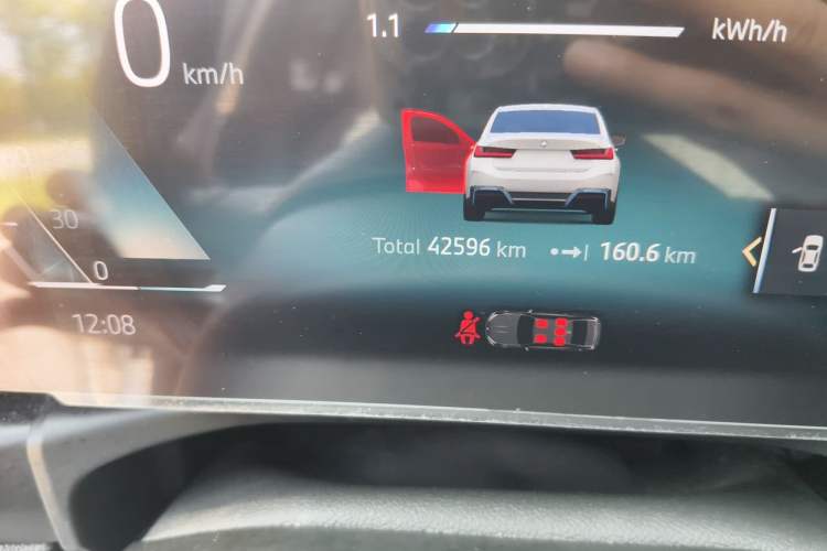 Used BMW i3 2024 eDrive 35 L Odometer Close Up