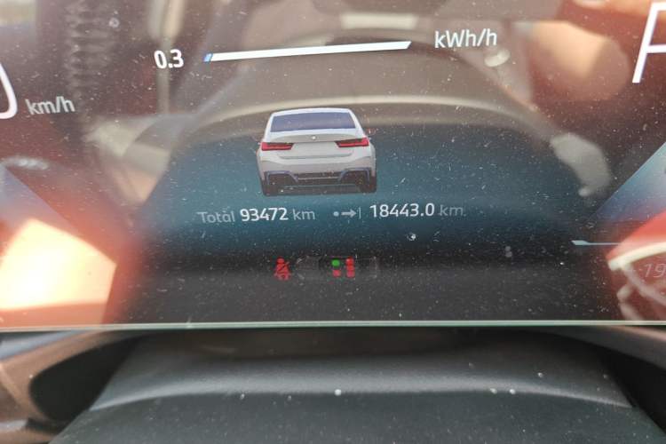Used BMW i3 2024 eDrive 35 L Odometer Close Up