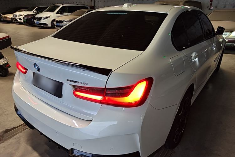 Used BMW i3 2024 eDrive 40 L Midnight Edition Rear Right 45 Deg