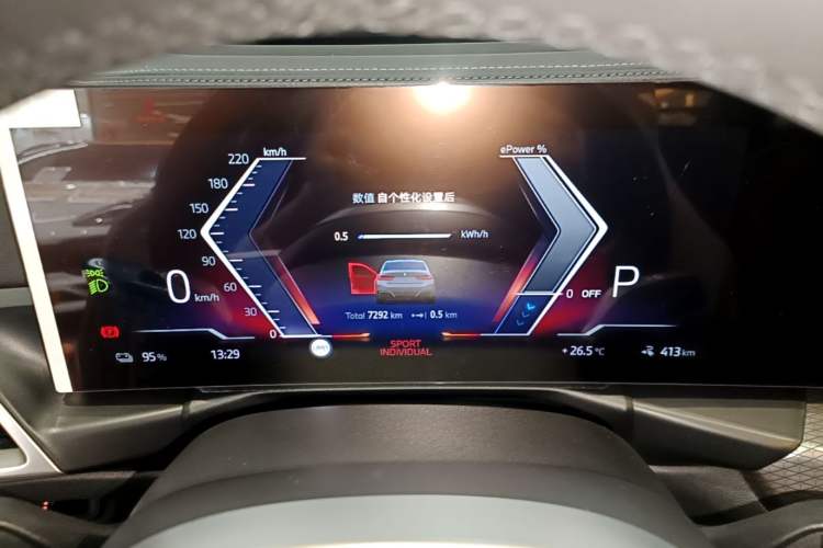 Used BMW i3 2025 eDrive 40 L Midnight Sports Package Instrument Cluster