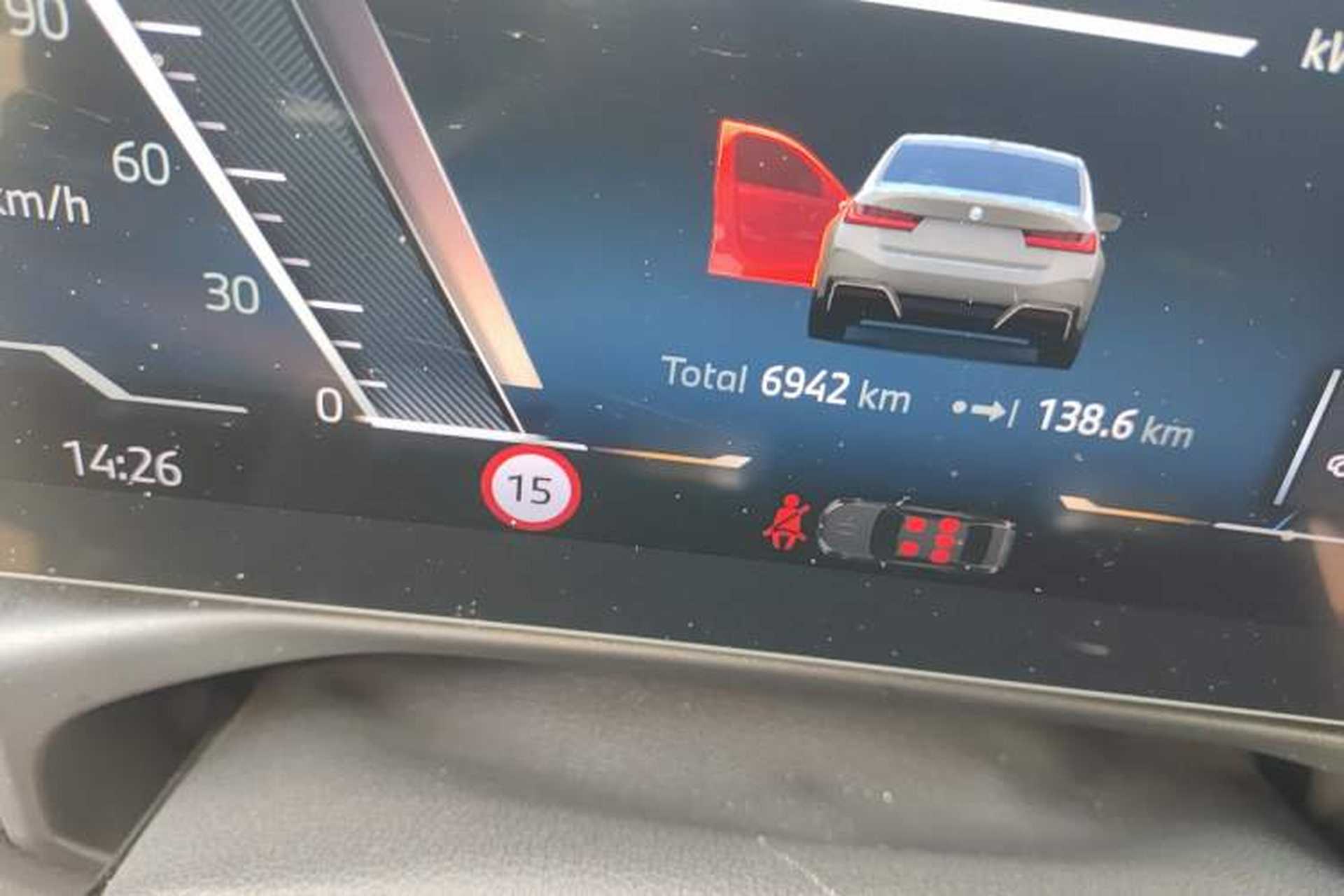 Used BMW i3 2025 eDrive 35 L Odometer Close Up