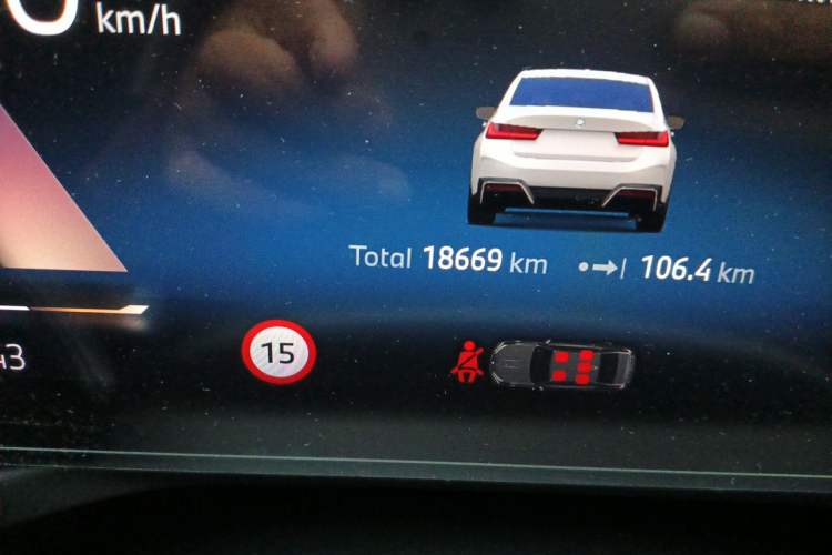Used BMW i3 2025 eDrive 35 L Odometer Close Up