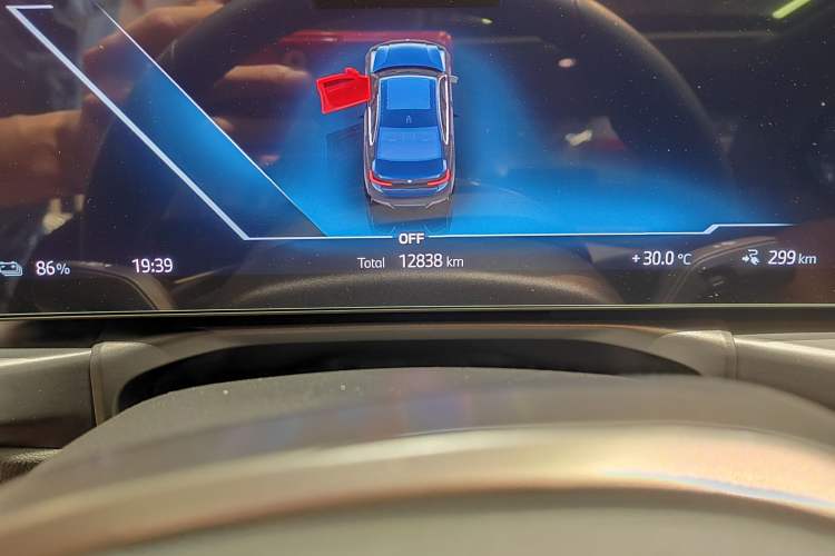 Used BMW i3 2026 Model, eDrive 35 L Odometer Close Up