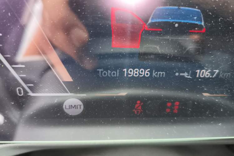 Used BMW i3 2026 Model, eDrive 35 L Odometer Close Up