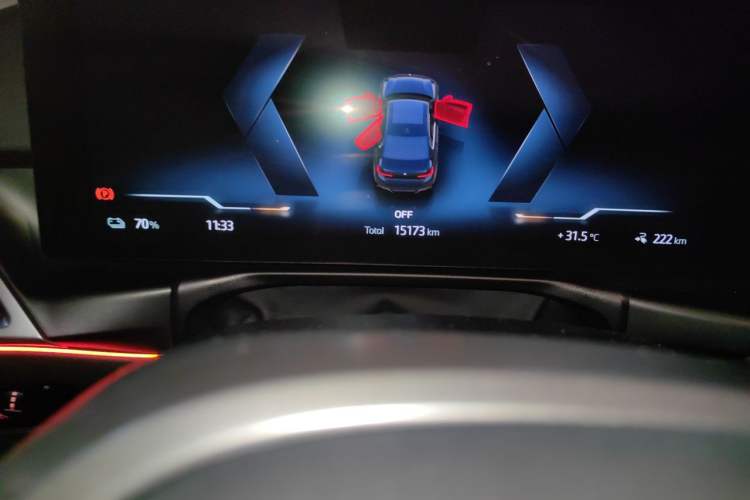 Used BMW i3 2026 Model, eDrive 35 L Odometer Close Up