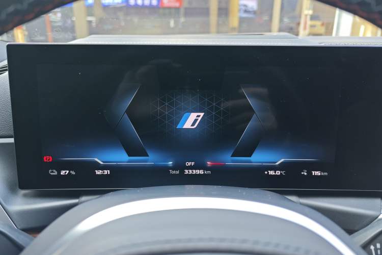 Used BMW i4 2023 M50 Odometer Close Up