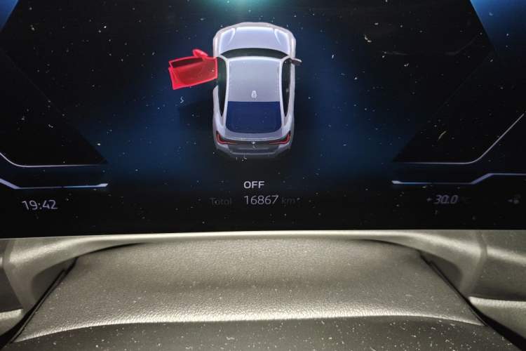 Used BMW i4 2023 M50 Odometer Close Up