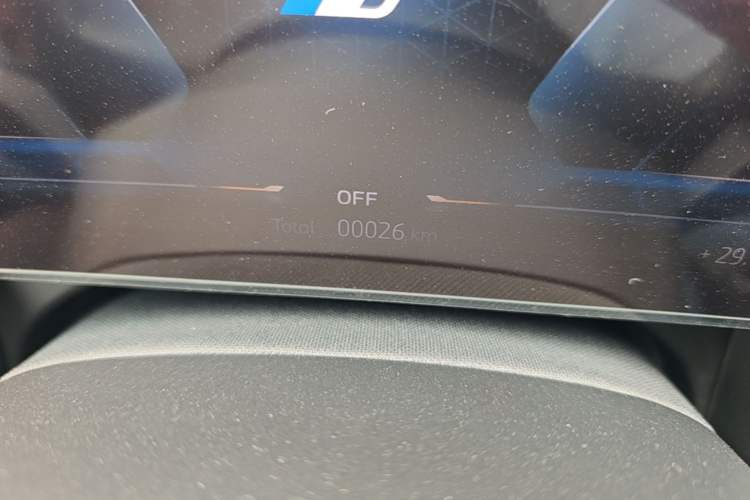 Used BMW i5 2024 eDrive 35L Prestige Luxury Package Odometer Close Up
