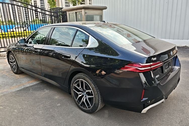 Used BMW i5 2024 eDrive 35L Luxury Model with M Sport Package Rear Left 45 Deg